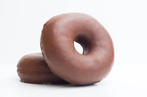 Chocolate donut Fotos de archivo