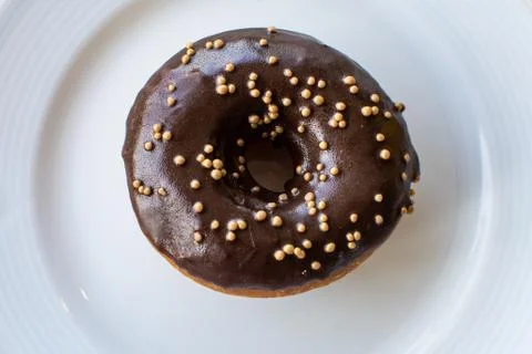 Chocolate donut Stock Photos