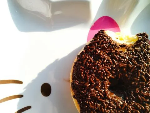 Chocolate Donuts Foto stock