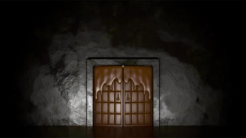 Chocolate Door Stock Footage 332200546