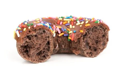 Chocolate doughnut Stock Photos