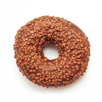 Chocolate doughnut Stock Photos
