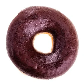 Chocolate doughnut Stock Photos