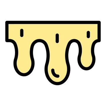 Chocolate drop icon vector flat 스톡 일러스트