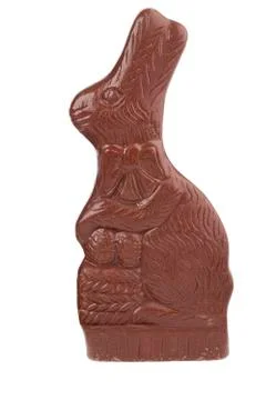 Chocolate easter bunny Stock Photos