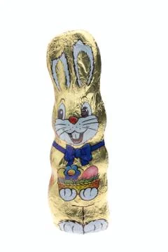 Chocolate Easter Bunny Stock Photos