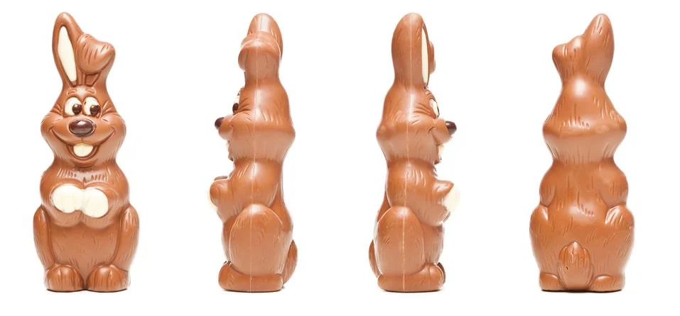 Chocolate Easter Bunny Stock Photos