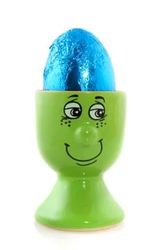 Chocolate easter egg Foto stock