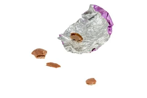 Chocolate easter egg Stock Photos