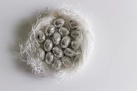 Chocolate easter egg Foto stock