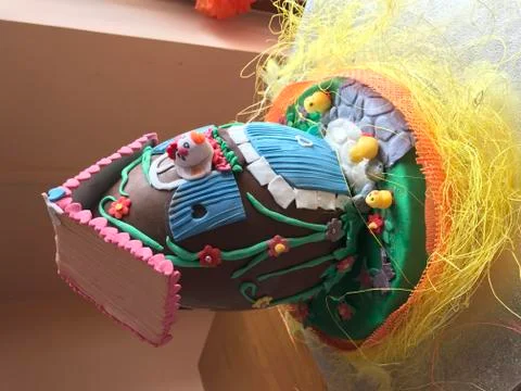 Chocolate Easter Egg Stockfoto's