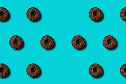 Chocolate easter eggs background Stock Photos