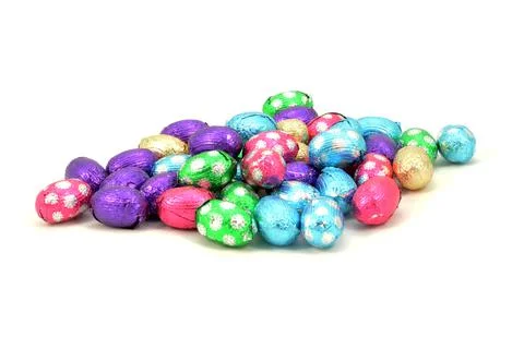 Chocolate Easter Eggs Stock Photos
