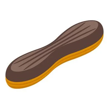 Chocolate eclair icon isometric vector. Festival easter イラスト素材