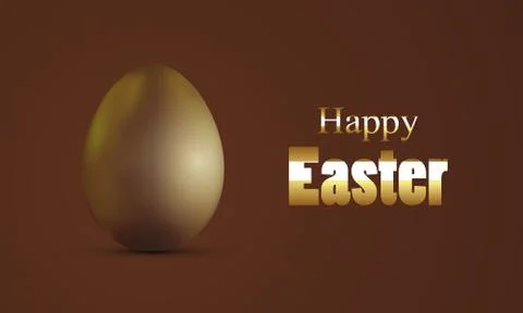 Chocolate egg background for easter 库存插图