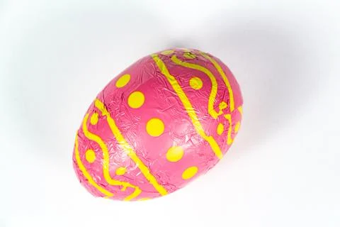 Chocolate egg for easter Stock Photos