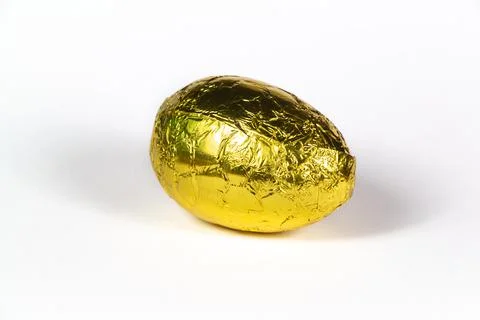 Chocolate egg for easter Stock Photos