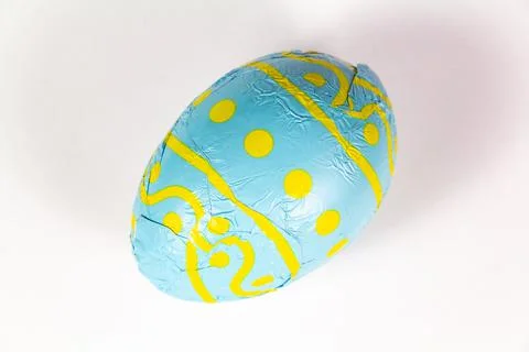 Chocolate egg for easter Stock Photos