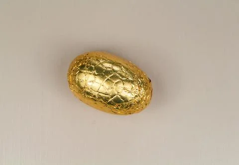 Chocolate egg for easter Stock Photos