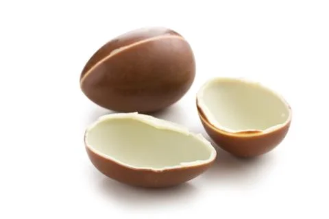 Chocolate egg Stock Photos