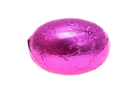 Chocolate eggs isolated Stock Photos