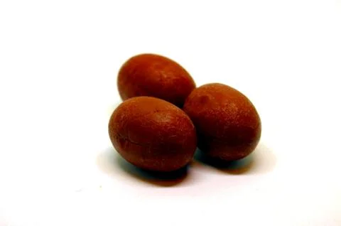 Chocolate eggs Stock Photos