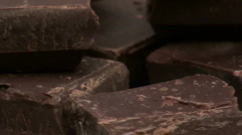 Chocolate extreme close-up loop - HD  Stock Footage 569271