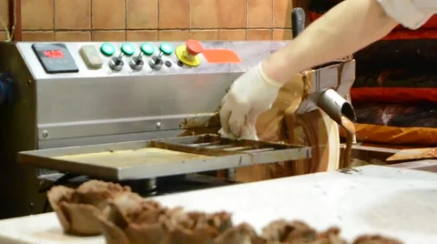 Chocolate factory Stock Footage 66262882