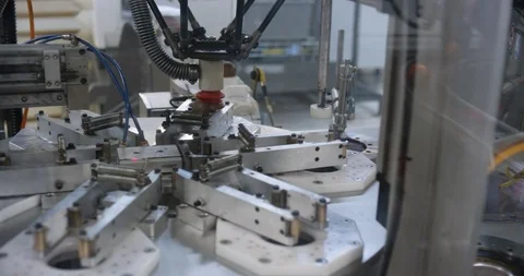 Chocolate factory machine Stock Footage 104001200