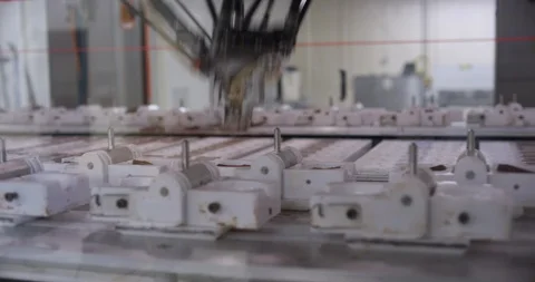 Chocolate factory machine Stock Footage 104001628