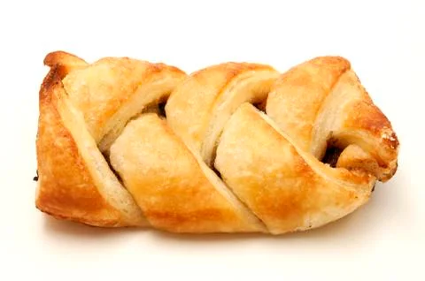 Chocolate-filled braid Stock Photos