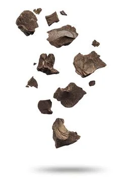Chocolate flakes Stock Photos