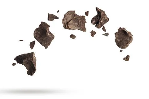 Chocolate flakes Stock Photos