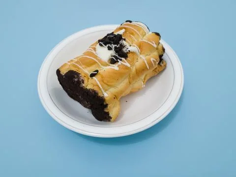 Chocolate flavored bread Stock Photos