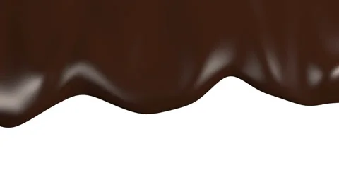 Chocolate flow animation Stock Footage 60734733