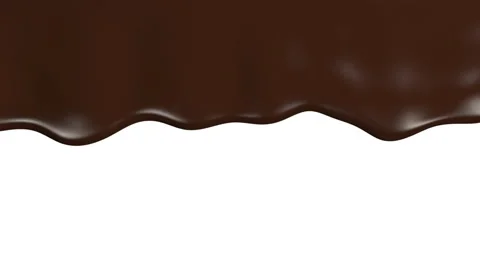 Chocolate flow animation Video stock 60734736