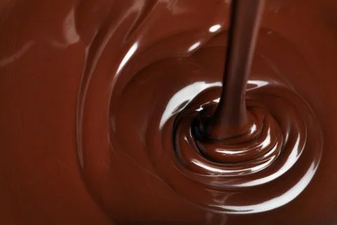 Chocolate flow Stock Photos