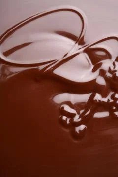 Chocolate flow Stock Photos