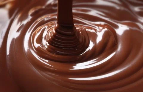 Chocolate flow Stock Photos