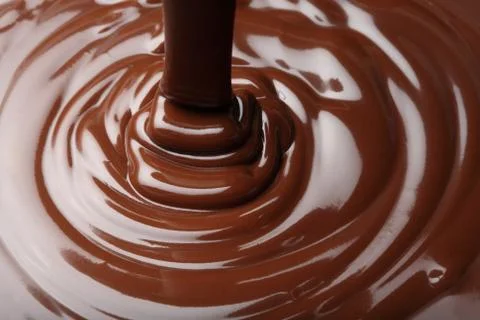 Chocolate flow Stock Photos
