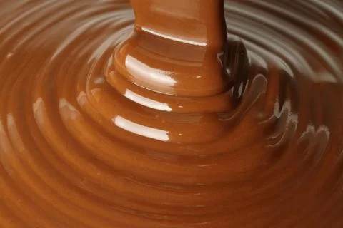 Chocolate flow Stock Photos
