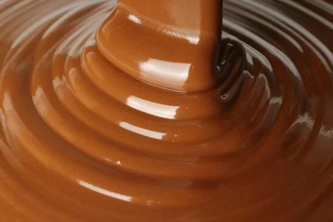 Chocolate flow Stock Photos