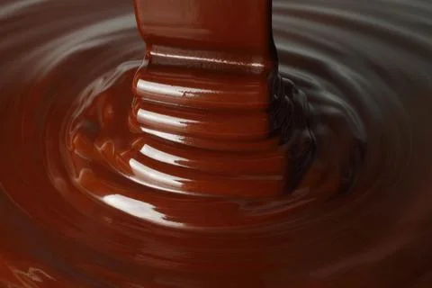 Chocolate flow Stock Photos