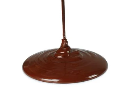 Chocolate flow . Stock Photos