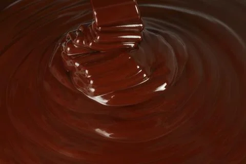 Chocolate flow . Foto stock
