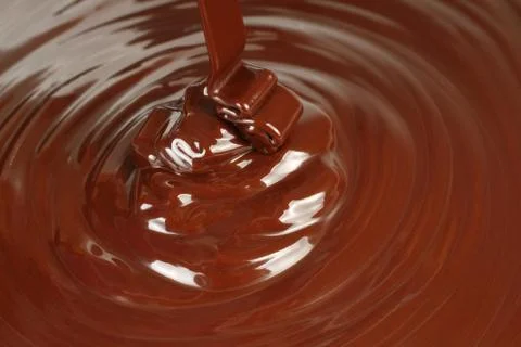 Chocolate flow Stock Photos