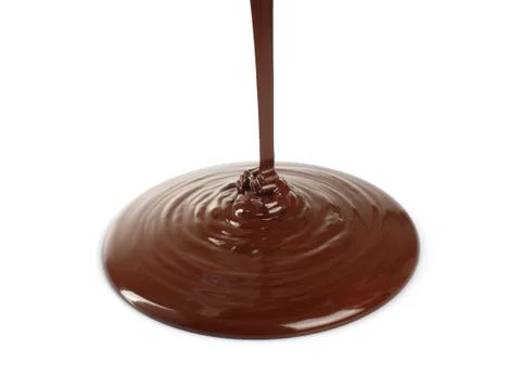 Chocolate flow. Stock Photos
