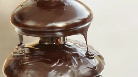 Chocolate fountain Stock Footage