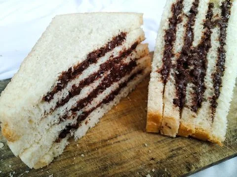 Chocolate Fresh Bread Foto stock