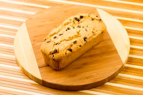 Chocolate fruitcake Stock Photos